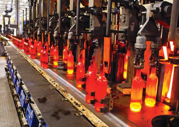 Green Wine 250g 300ml Glass Bottle Production Line Wine Glass Production