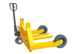  Adjustable Forks Rough Terrain Pallet Truck With Rubber Wheels 240mm Total Lift Height Manufactures