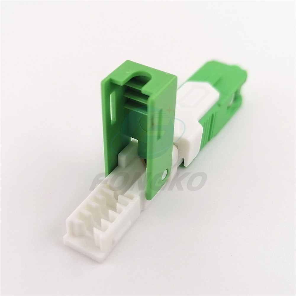 Standard Green Field Fiber Optic Fast Connector SC/APC FKSA022