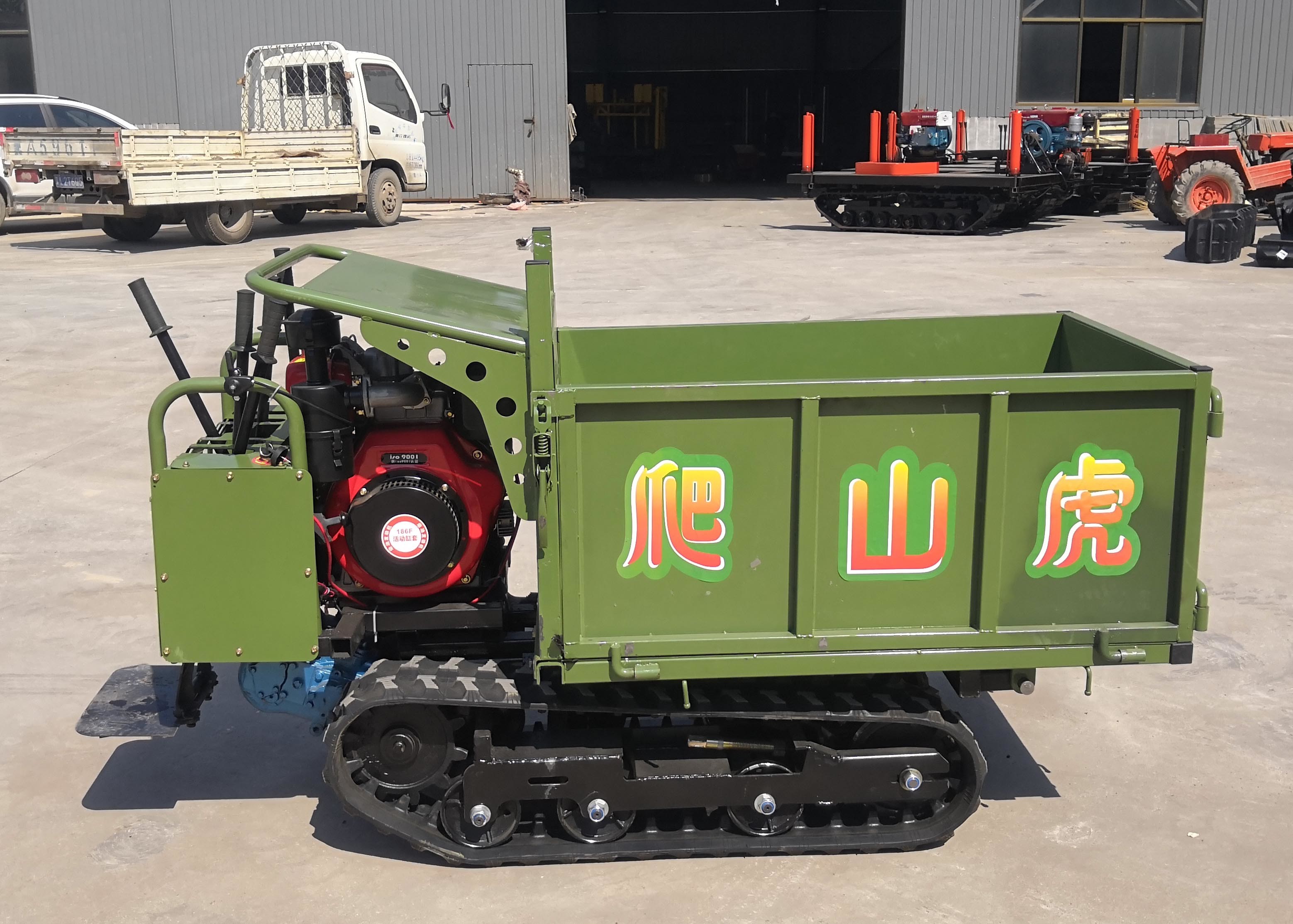 Easy Operate Mini Crawler 800kg Tracked Mini Dumper