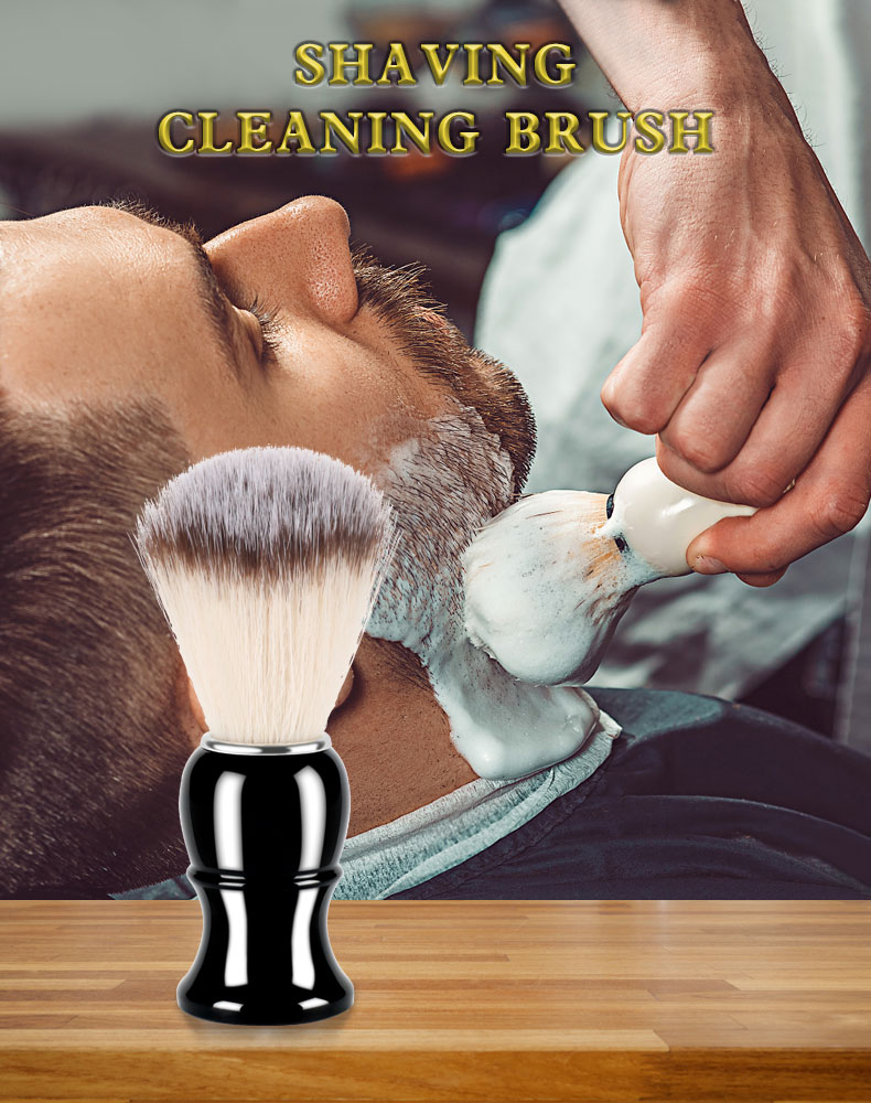 A Classic Black Customized Color Brush for Men Abeis Designer Travel Shaving Brush 2021
