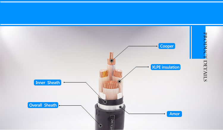 Cross Linked Polyethylene 11KV 66KV 120mm2 150mm2 HV Power Cable