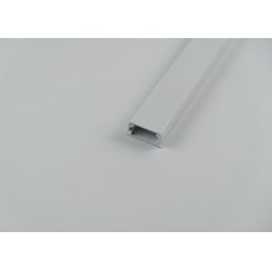 PVC Plastic Cable Trunking Matt Surface Type For Electrical Wire Protecting