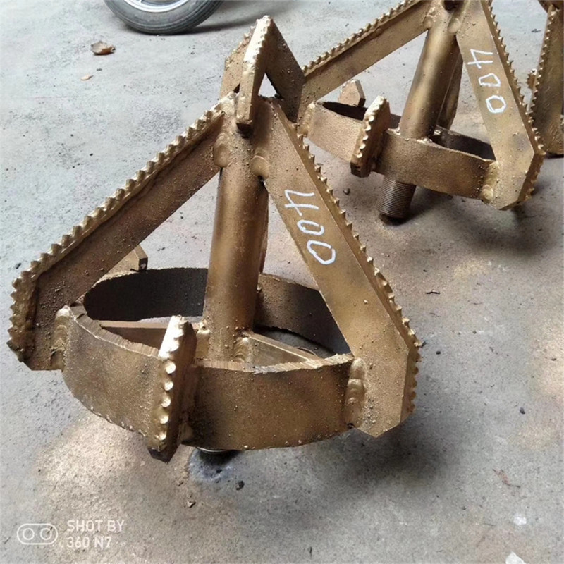 Diamond 3-Wing Scraper PDC Drag Drill Bit for Water Well Mining Drilling