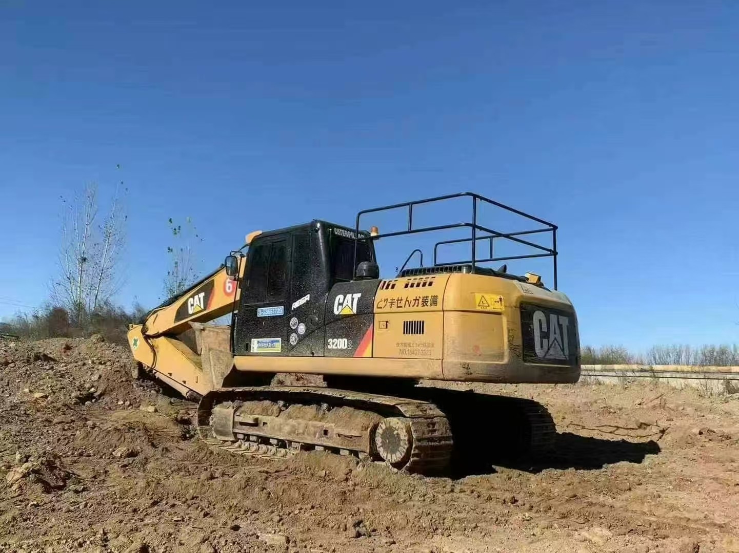 320D Used CAT Excavators Heavy Duty 20 Ton Earthwork Digger Equipment