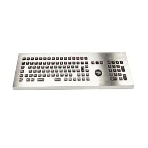 Backlit Desktop Rugged Waterproof Vandal-Proof Keyboard With Integrated Optical