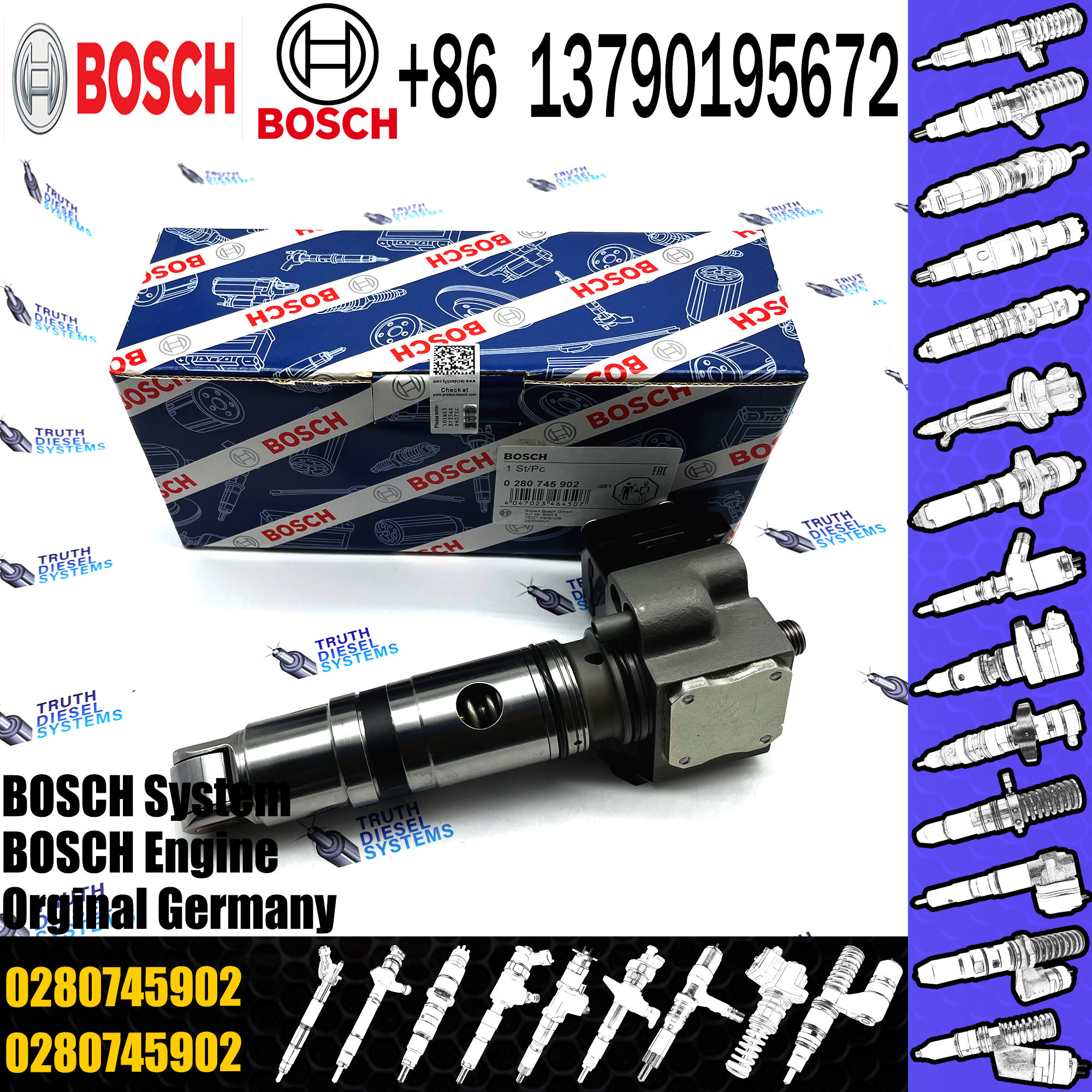 Fuel unit pump 0414799005 0414799025 0986445002 0986445102 5236338 5236658 280743402 0280745902 A0280743402 A0280745902