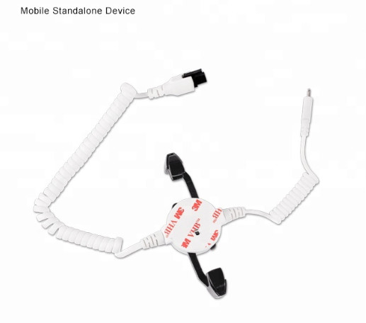 Cell phone anti-theft display device, mobile phone display security stand, retail anti-theft alarm device