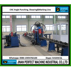 CNC Angle Punching Shearing and Marking Line (Single Blade Shearing)