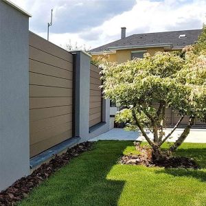  WPC Wood Grain Composite Fencing Boards Panels Recycled Materials Manufactures