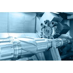 Automatic Dual Turret Linear Cnc Turning Machine High Rigidity