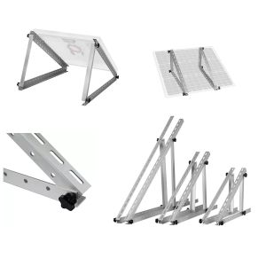  Triangle Adjustable Solar Panel Roof Mounting Brackets Snow Load Resistant and Durable Manufactures