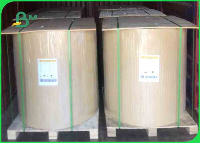 40g - 80g Food Grade Brown Kraft Paper For Flower Package Strong Folding Resistance