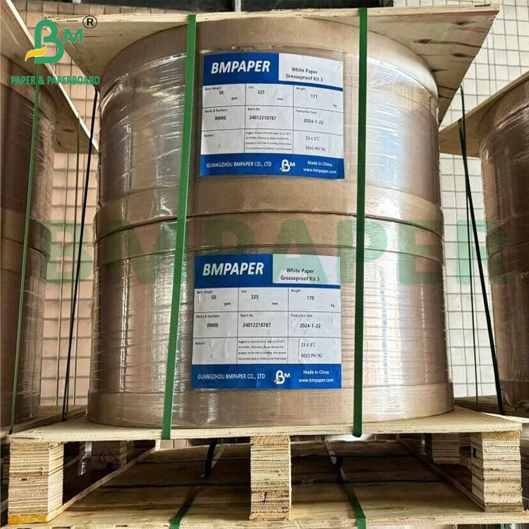 35 - 50gsm Grease Proof Paper Perfect For Fatty Food Packaging With Kit 3 - 7