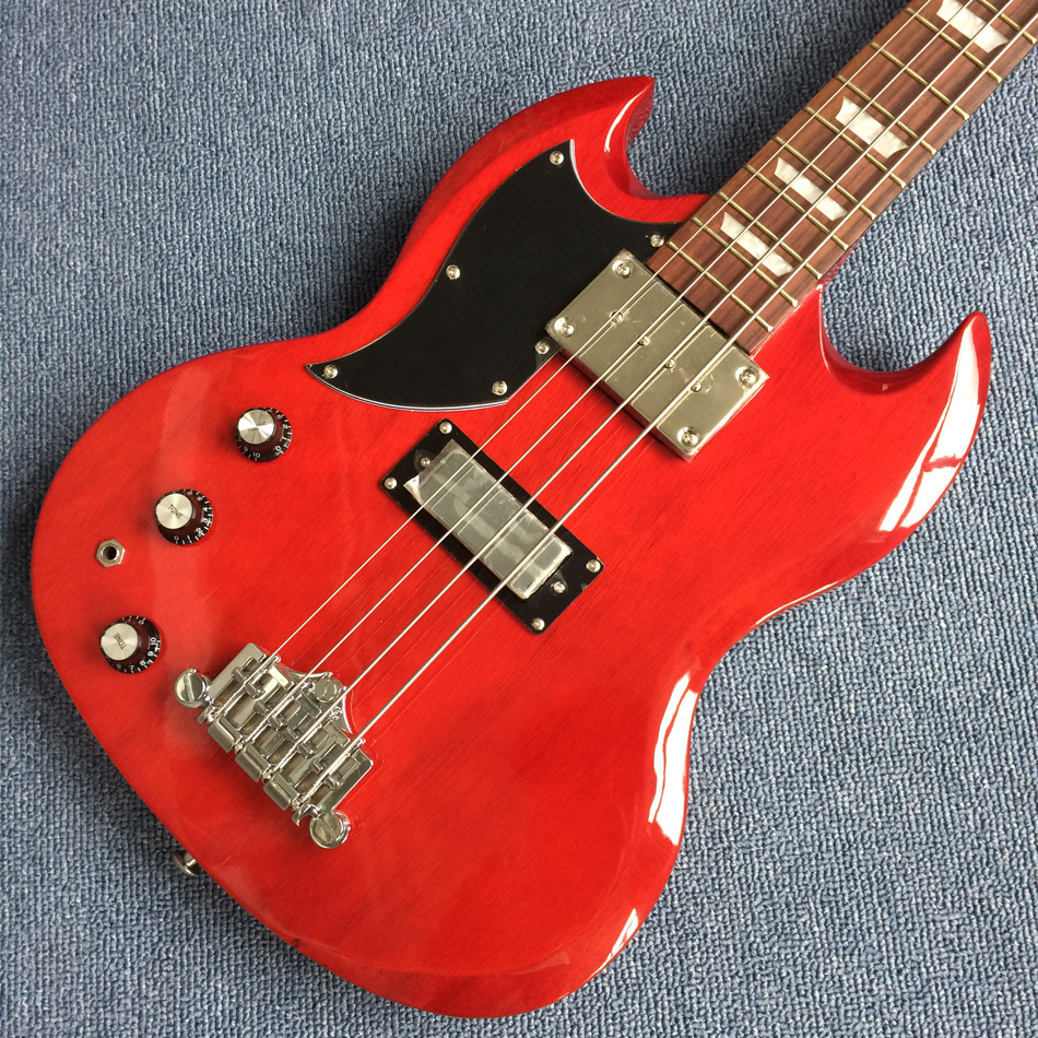 New style high quality custom 4 string bass guitar, Rosewood fingerboard