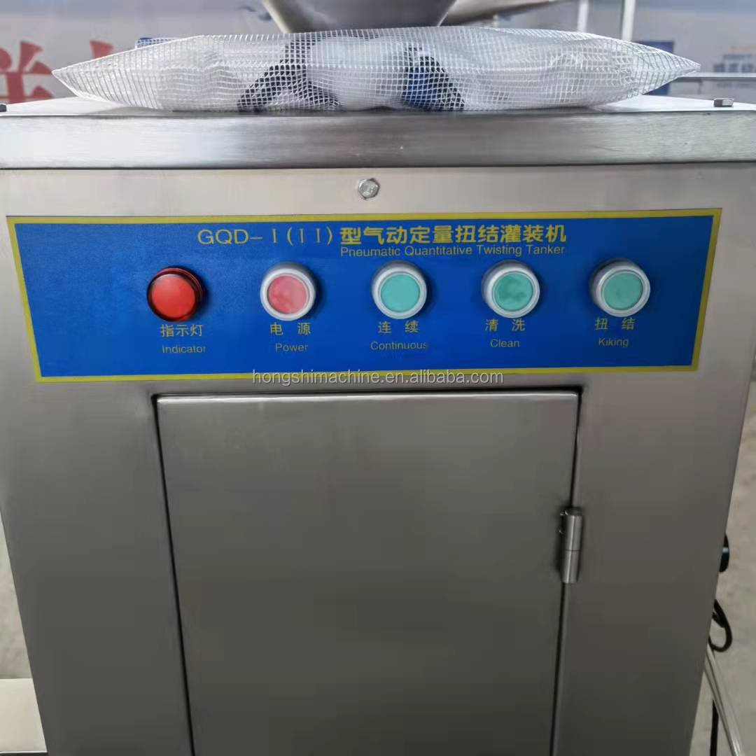 Electric High Quality Meat Sausage Filling Stuffing machine Automatic Pneumatic Quantitative Sausage Stuffer Twister Machine