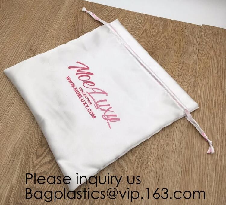 Satin Gift Bag For Midi Wrap Dress,Elegant Purple Satin Pouch For Rings,Satin Drawstring Bag For Cosmetic, bagease pack