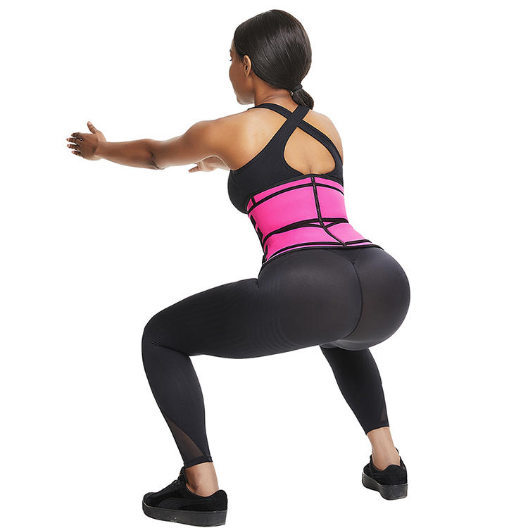 HEXIN Neoprene Double Belt Waist Trainer Belt Women Private Label for Control Panties