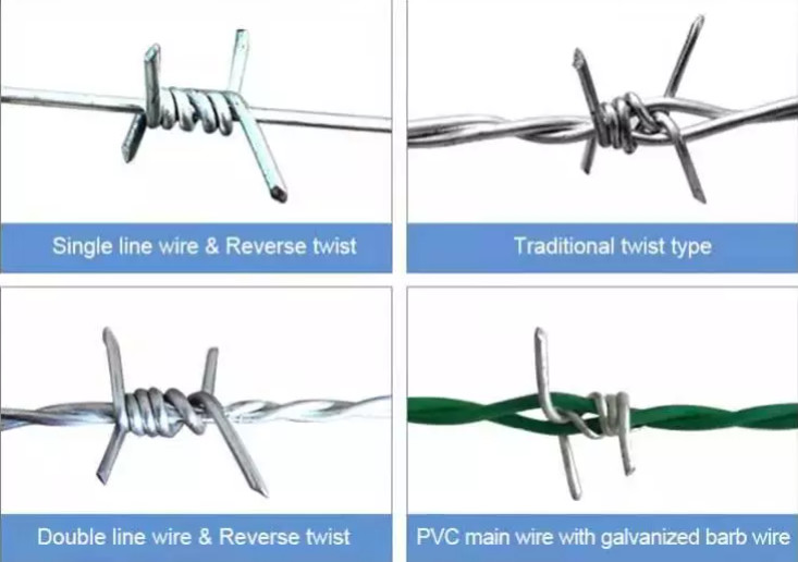 Military Double Twist Steel Barbed Wire 12X14 Gauge 25kg/Roll