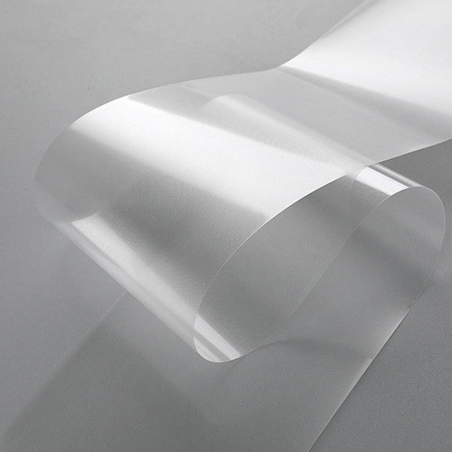 Silicone Coated 0.05mm Transparent Mesh PET Polyester Protective Film