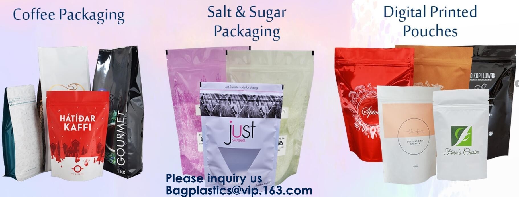Recycled Eco Friendly Corn Starch k Stand Up Food Packaging 100% Compostable Biodegradable Plastic Pouch Bag