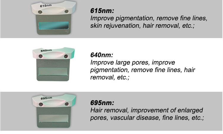 Gold Blue Universal IPL Hair Remover Laser Acne Treatment Vascular IPL M22 System