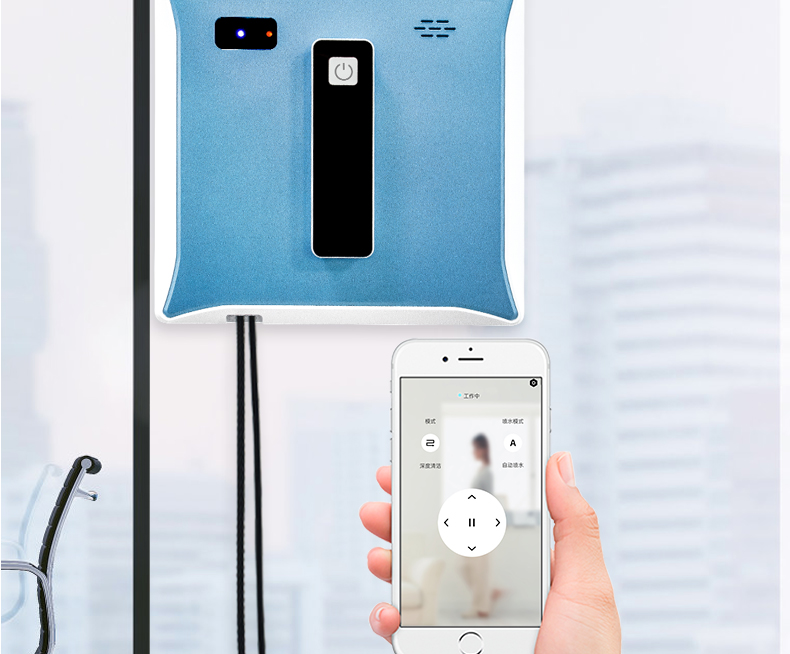 Household Smart Home Cleaning Appliance with Dual Water Spray Function and 500mAn Battery