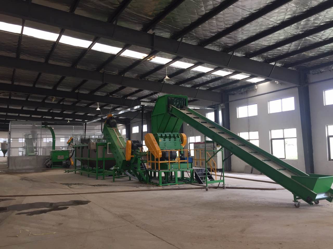 PP Woven Bags Crushing Washing Drying Plastic Recycling Line
