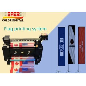 1.2m All-in-one Flag Printing System / Flag Printing Machine To Make Custom