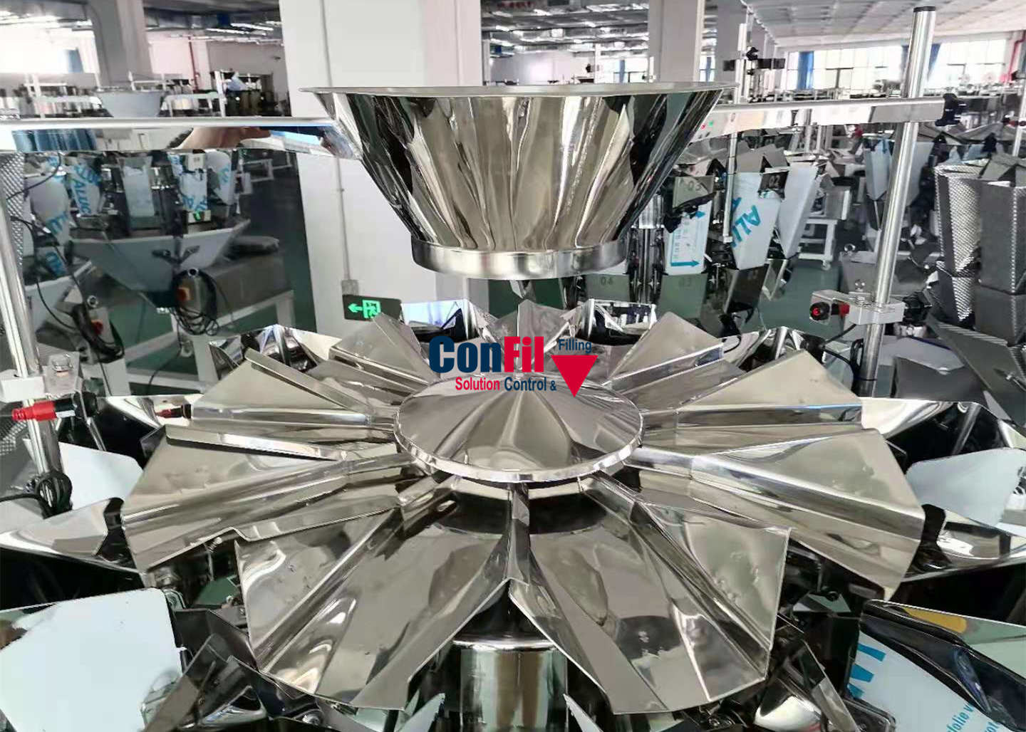 Multihead Extruded Snack Food Packaging Machine 14 Head