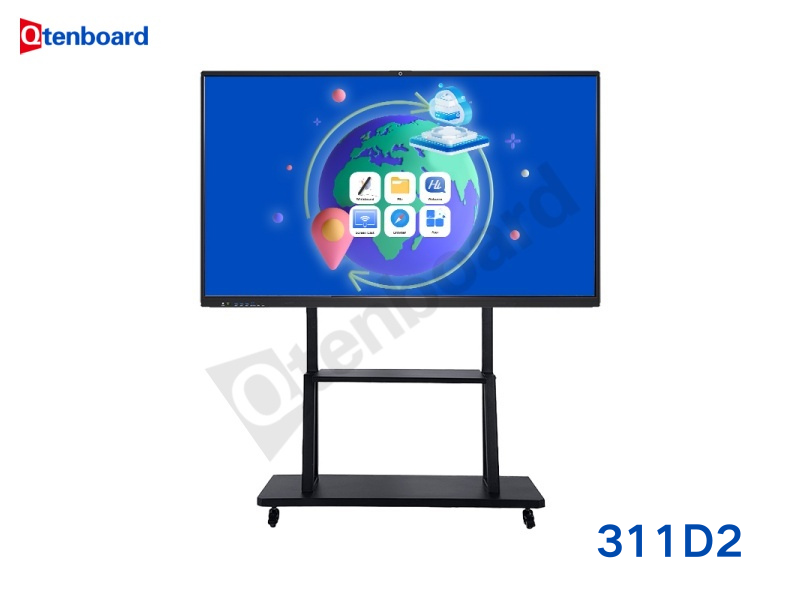 311D2 Chip Built-in Android Optional OPS Windows PC OCR Whiteboard Software Free Security Features Interactive Falt Panel