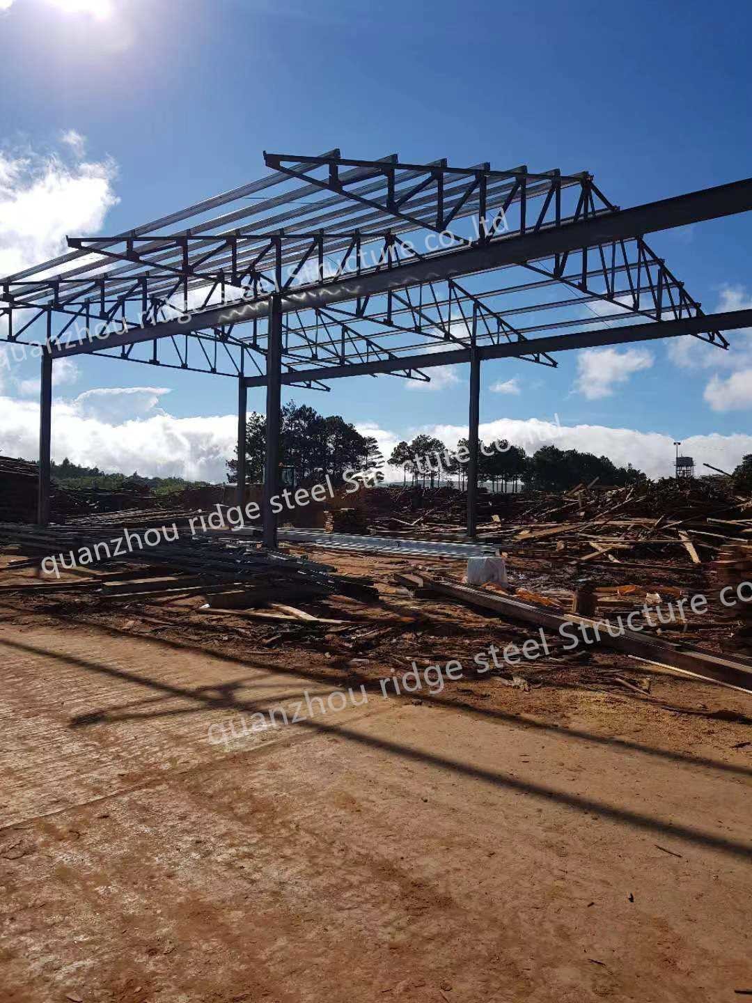 Sandwich Panel Steel Structure Warehouse Prefabricated Industrial Shed Onsite Installation