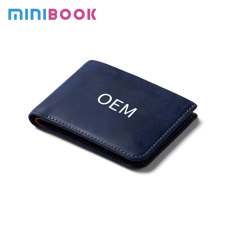 Minimalist Men's RFID Blocking PU Leather Card Holder Wallet with Fashionable Design