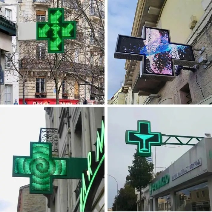 320x160mm IP65 Led Cross Display Screen 3 In 1 Pixel With 100000 Hours Lifespan