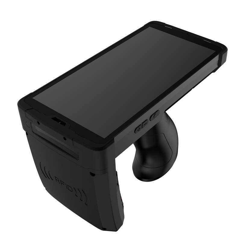 Android 8.1 Quad-Core 2.0GHz 2/4GB RAM Waterproof IP65 WiFi WCDMA GSM UHF RFID Handheld Reader Terminal Retail Industry