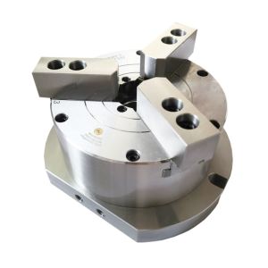 Double Action Automatic Lathe Chuck , Pneumatic Chuck For CNC Lathe