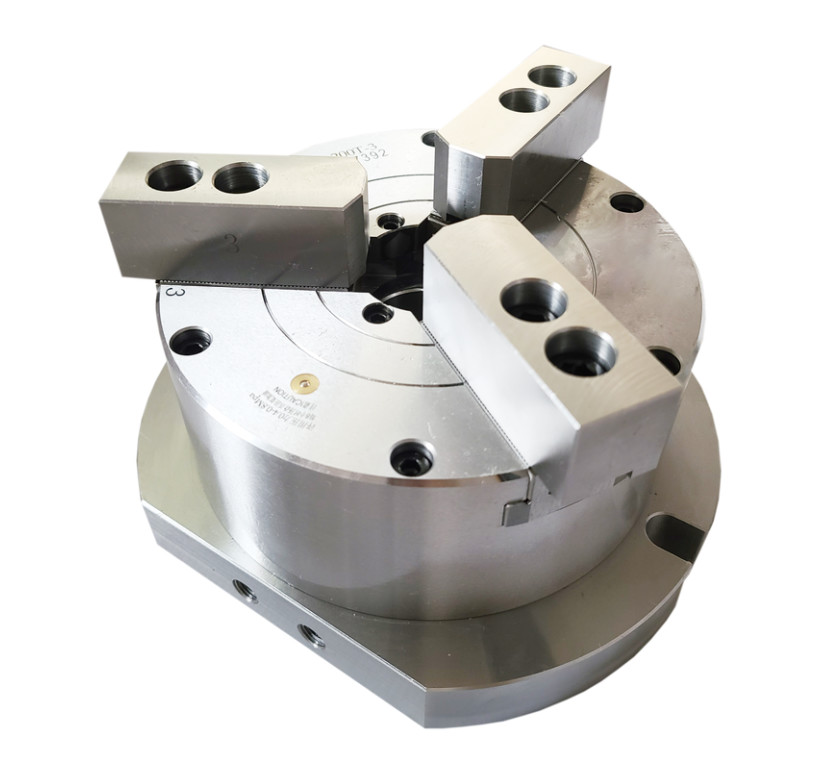 ISO9001 Vertical Pneumatic 3 Jaw Lathe Power Chuck