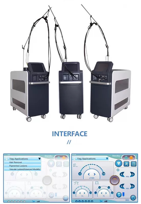 Beauty Salon Hair Removal Laser Machine 1200W For Smooth / Silky Skin