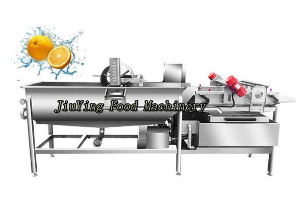 Air Pressure Bubble Ozone Fruit Processing Equipment 4.85KW / Vegetable Washing