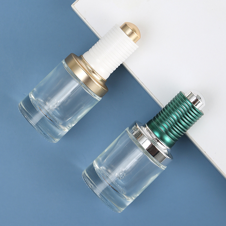 1oz 2oz 3oz 4oz Cobalt Blue Boston Glass Bottle for Cosmetics Essential Oil Customized Colors and Samples Process 2-3 days