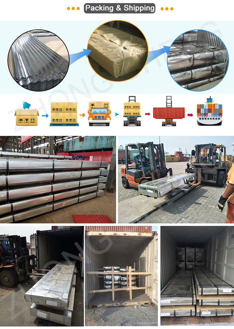0.12mm 0.16mm 0.18mm Thickness Prime Galvanized Corrugated Steel Roofing Sheet for Ceilings in Tile Types Yx35-200-1000