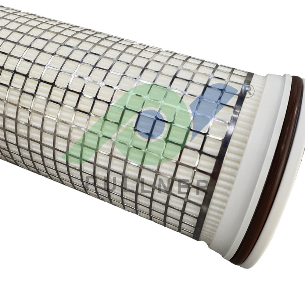 Big Flow Rate 20''/40''/60'' 5 micron PP/Glass fiber Pleated Filter For Reverse Osmosis Prefiltration