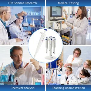 50μL Manual Adjustable Pipette Laboratory Micropipette Single Channel Pipettor