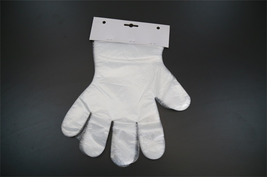 Polyethylene Clear Food Service Gloves , Disposable Food Preparation Gloves