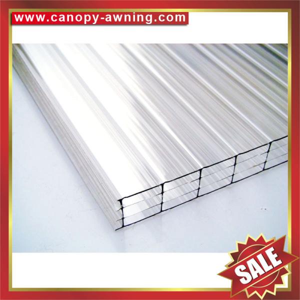 four layers polycarbonate sheet,multiwall PC sheet,hollow pc panel,pc hollow