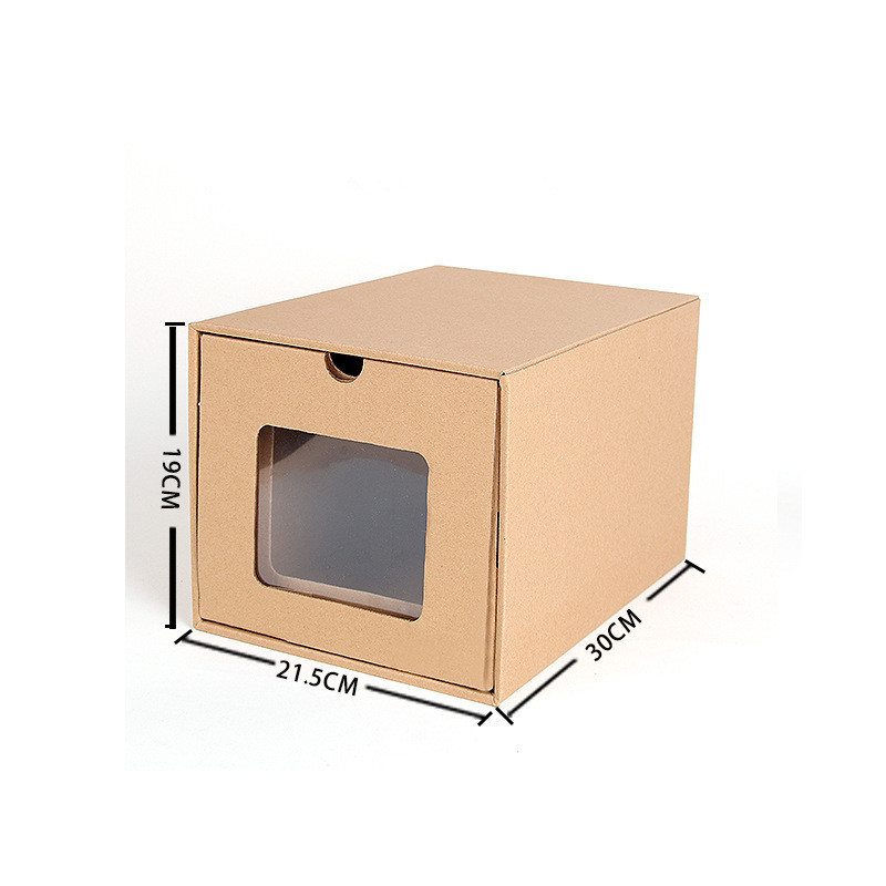 Customized Single Side Coating Corrugated Shoe Boxes for Eco-friendly Packaging Needs