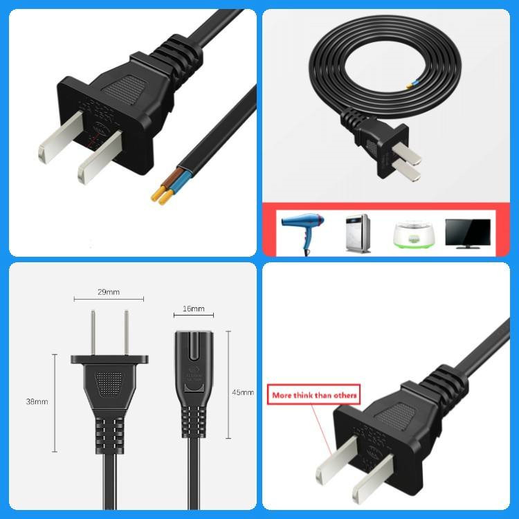 Durable SAA Power Cord Heat Resistant PVC Jacket Environmentally Friendly For Camera