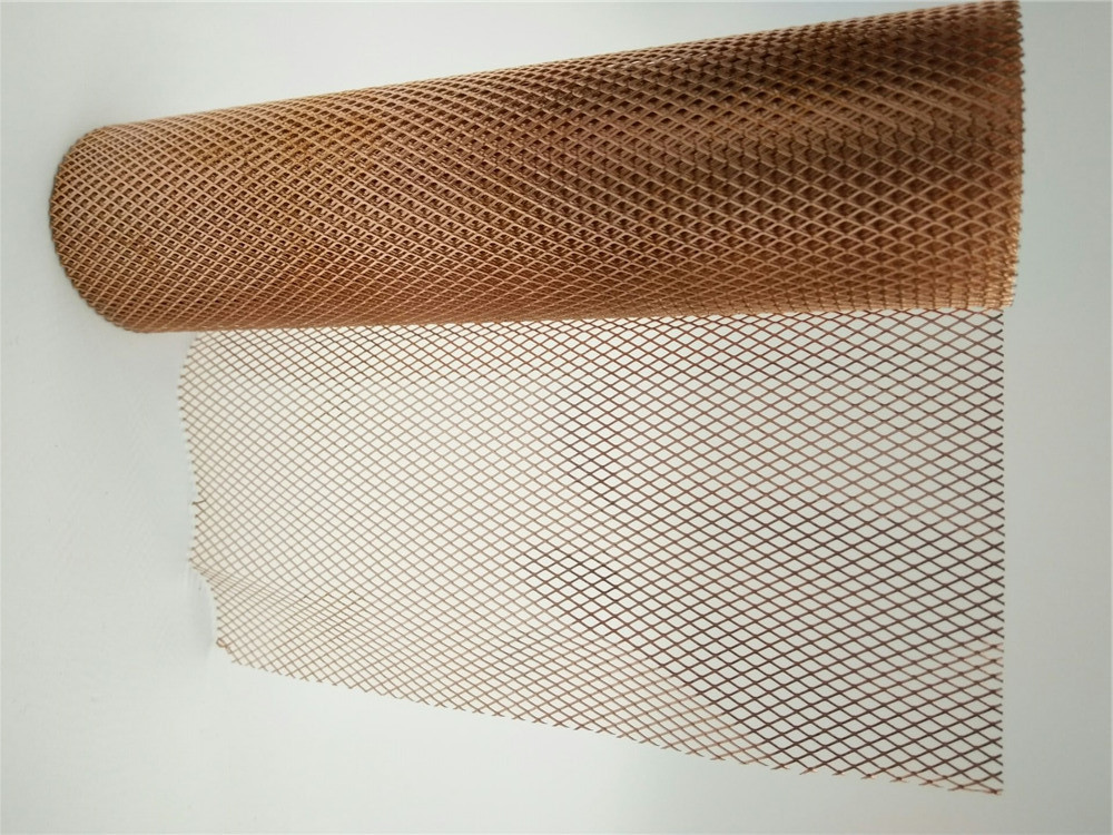 Home Appliance Battery Expanded Copper Mesh Sheet With High Electrical