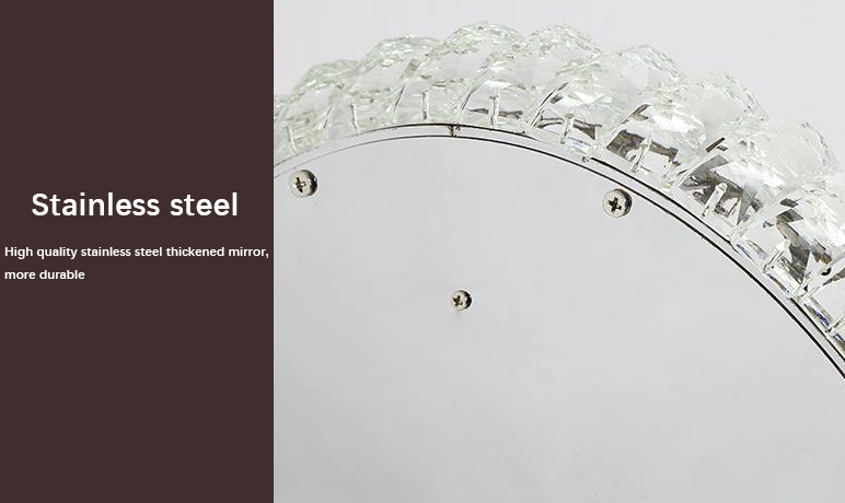 LED Light Up Makeup Mirror Crystal Vanity Mirror Hollywood Style