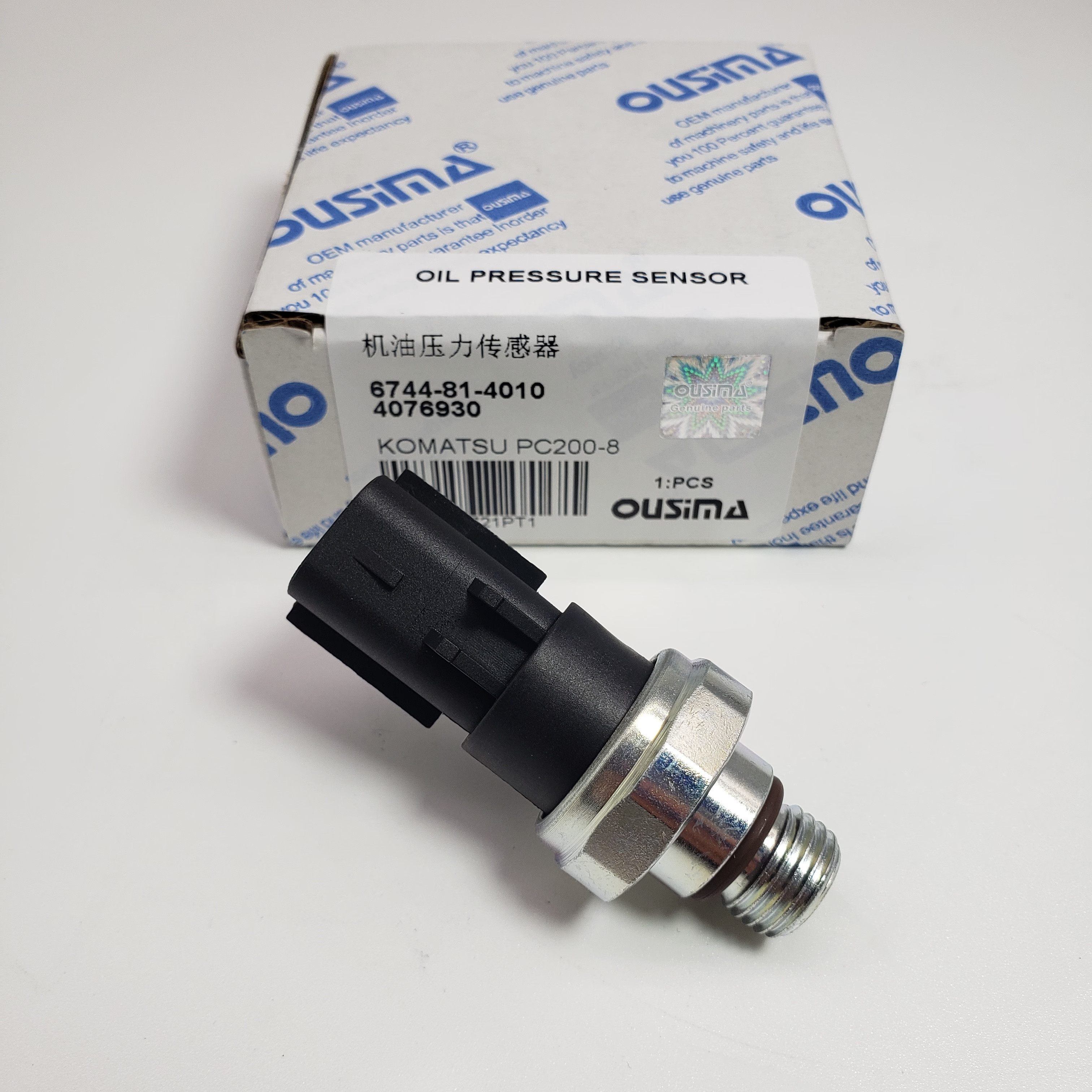 Pressure Sensor 6744-81-4010 4076930 For Komatsu PC200 PC300 PC390 WA200 WA320